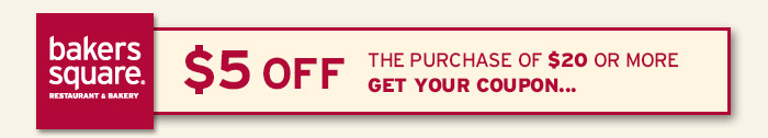 $5 Off the purchase of $20 or More. Get your coupon...